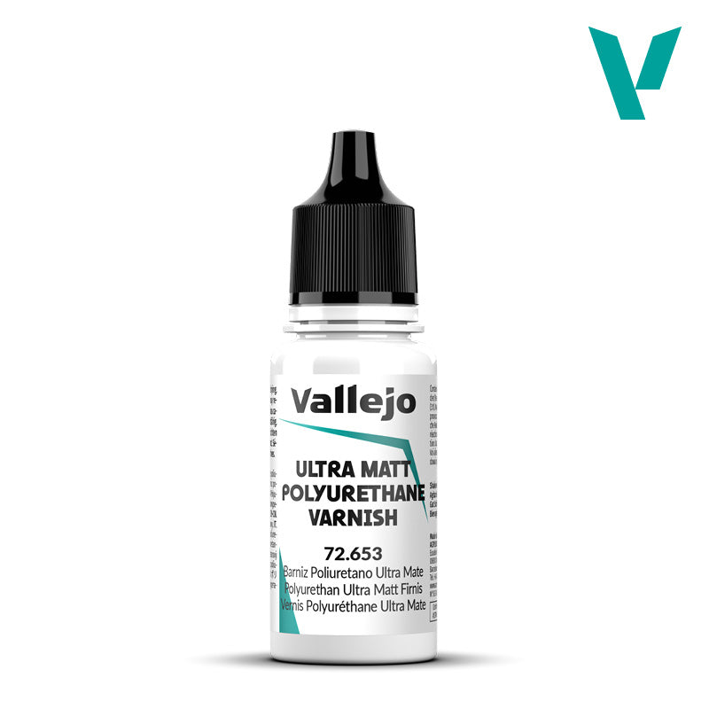 Auxiliary Products: Polyurethane Ultra Matt Varnish (18ml) VAL 72653