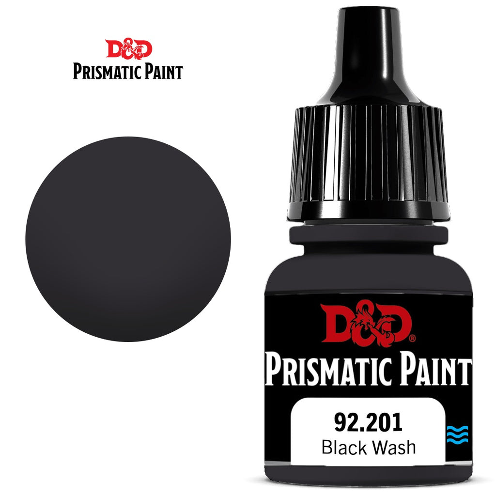 D&D Prismatic Paint: Game Wash - Black Wash 92.201 WZK 67104