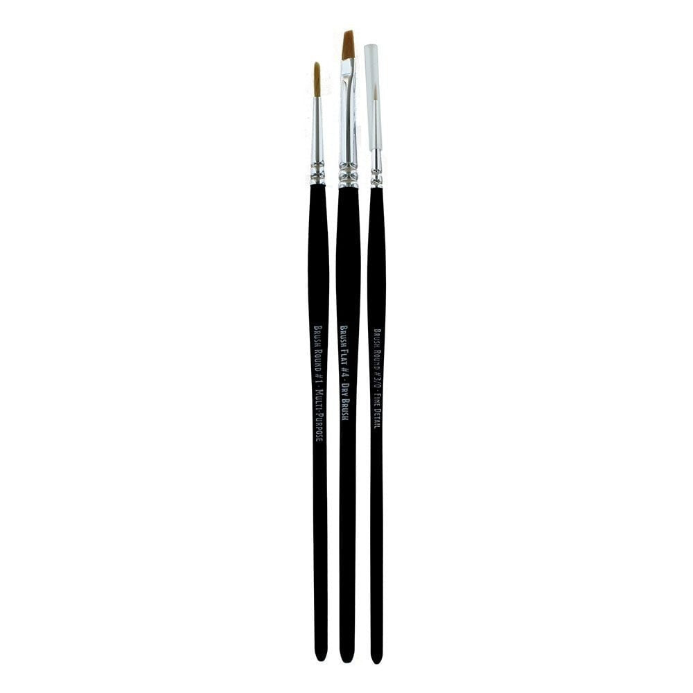 D&D Prismatic Paint: Brushes 3-Brush Set WZK 67162