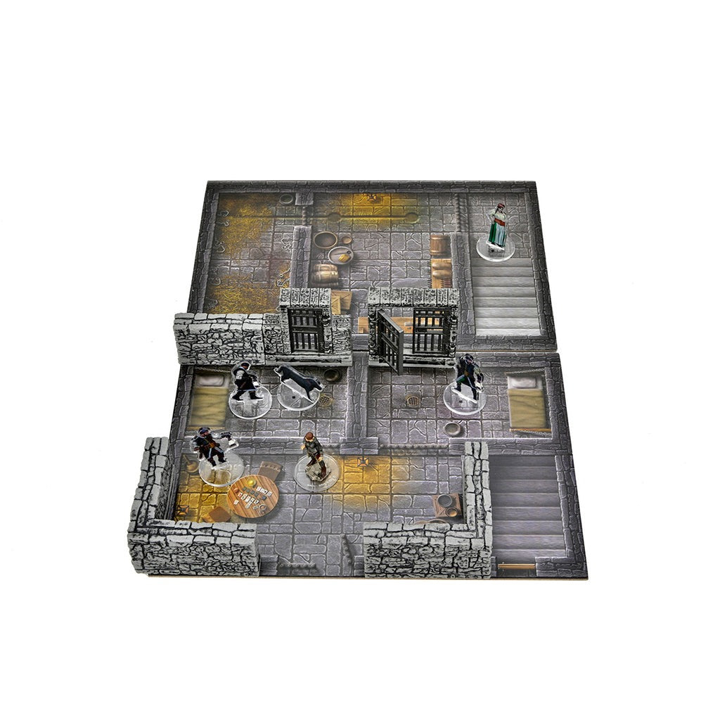 WarLock Tiles - WizKids 4D Settings: Encounter in a Box - Prison Break WZK 76501