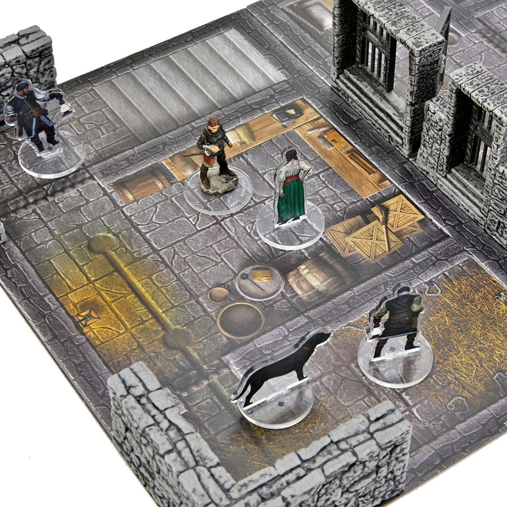 WarLock Tiles - WizKids 4D Settings: Encounter in a Box - Prison Break WZK 76501