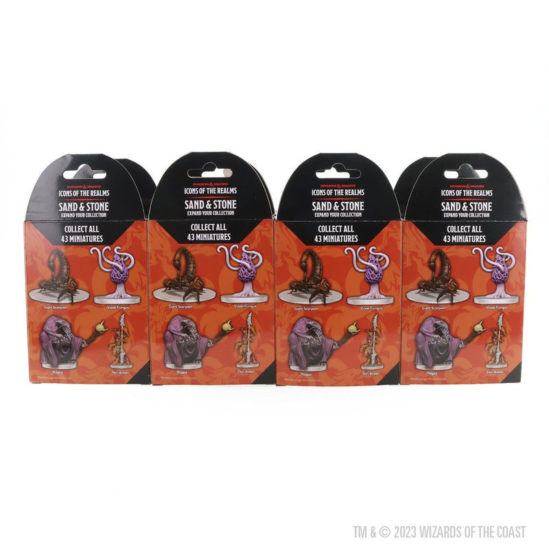 D&D Icons of the Realms: Sand & Stone Booster Brick (8ct) Set 26 WZK 96234