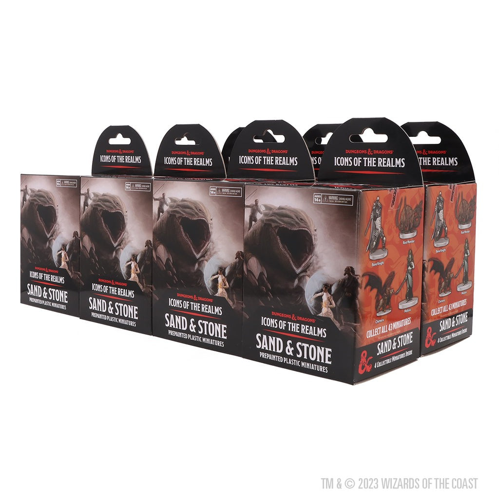 D&D Icons of the Realms: Sand & Stone Booster Brick (8ct) Set 26 WZK 96234