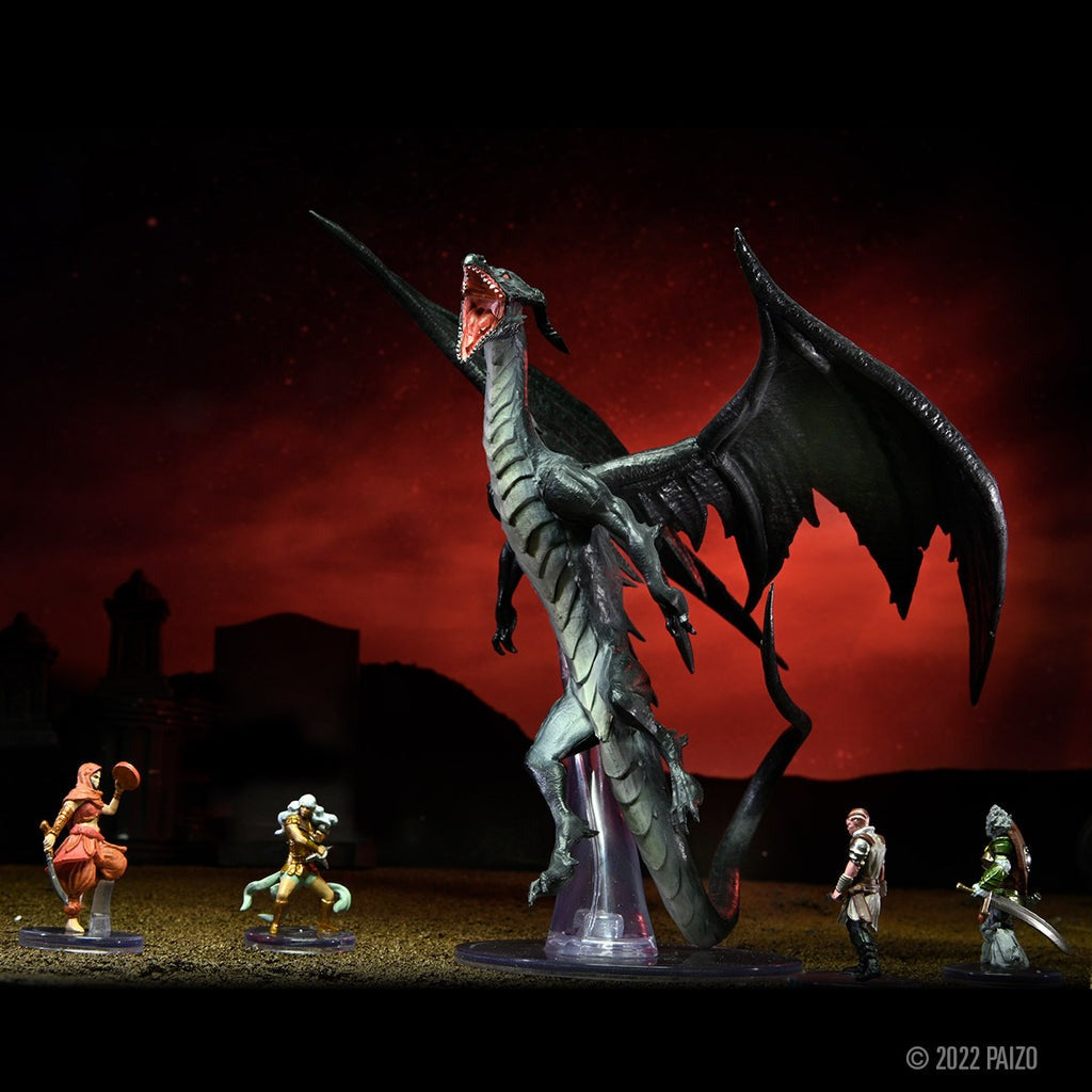 Pathfinder Battles: Impossible Lands - Adult Umbral Dragon Boxed Figure WZK 97543