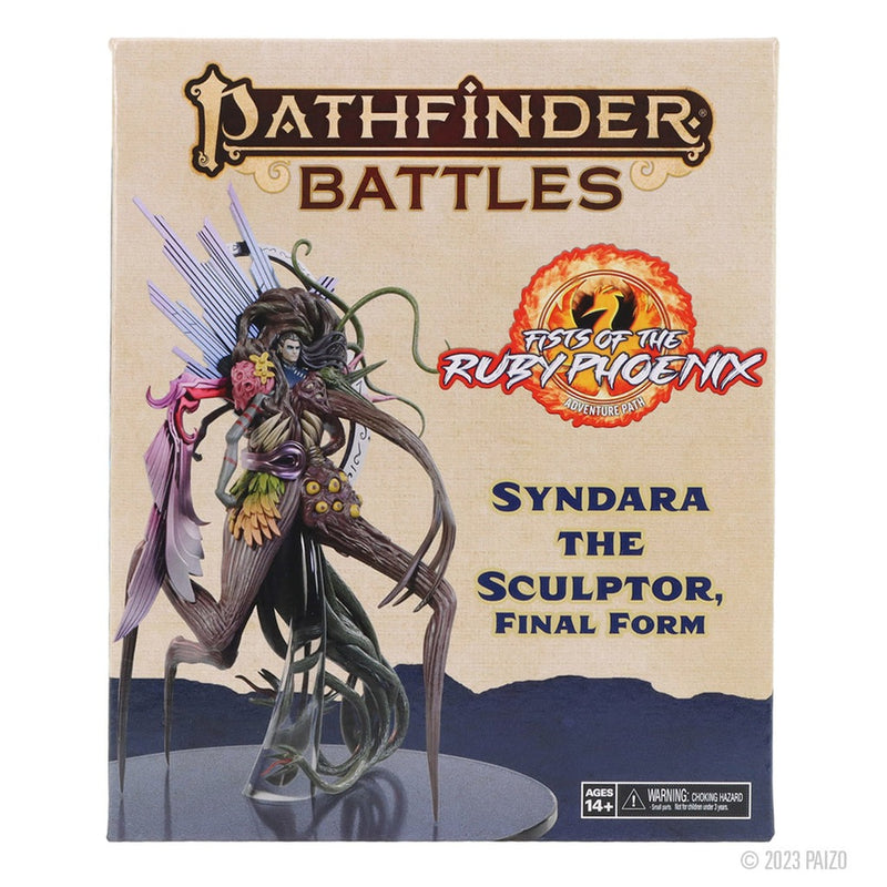 Pathfinder Battles: Fists of the Ruby Phoenix - Syndara the Sculptor Final Form Boxed Figure WZK 97549