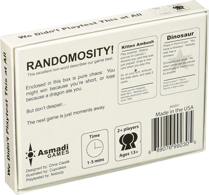 We Didn't Playtest This at All ASI 0003