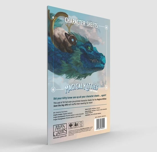 Magical Kitties Save the Day! Character Sheets Pad (Magical Kitties 2E) ATG AG3112