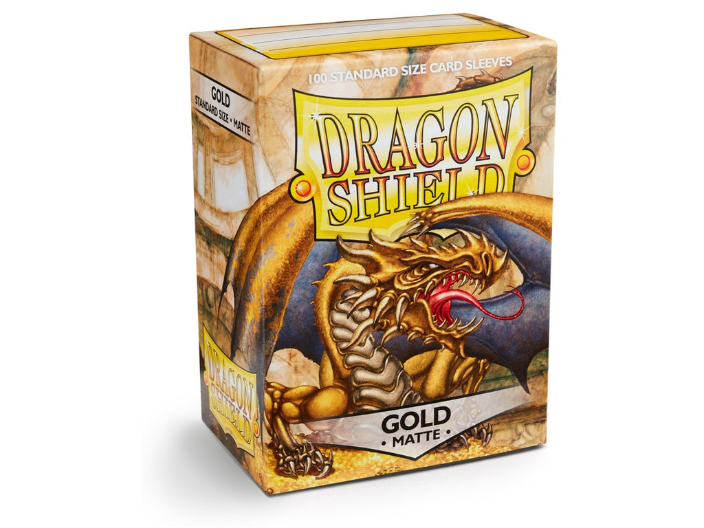 Dragon Shield: Matte (100) Gold "Gygex" ATM 11006