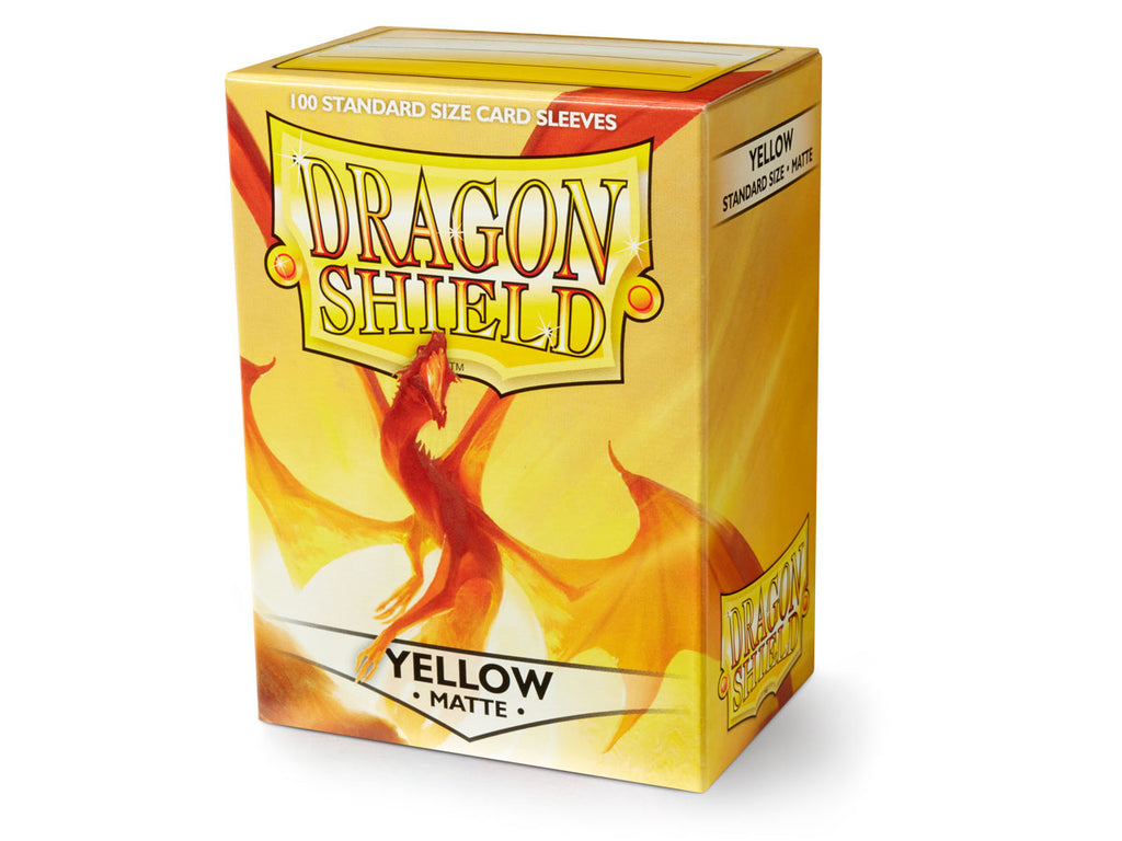 Dragon Shield: Matte (100) Yellow ATM 11014