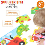 Suuuper Size Puzzle - On the Farm (for ages 2+) BPN 33676