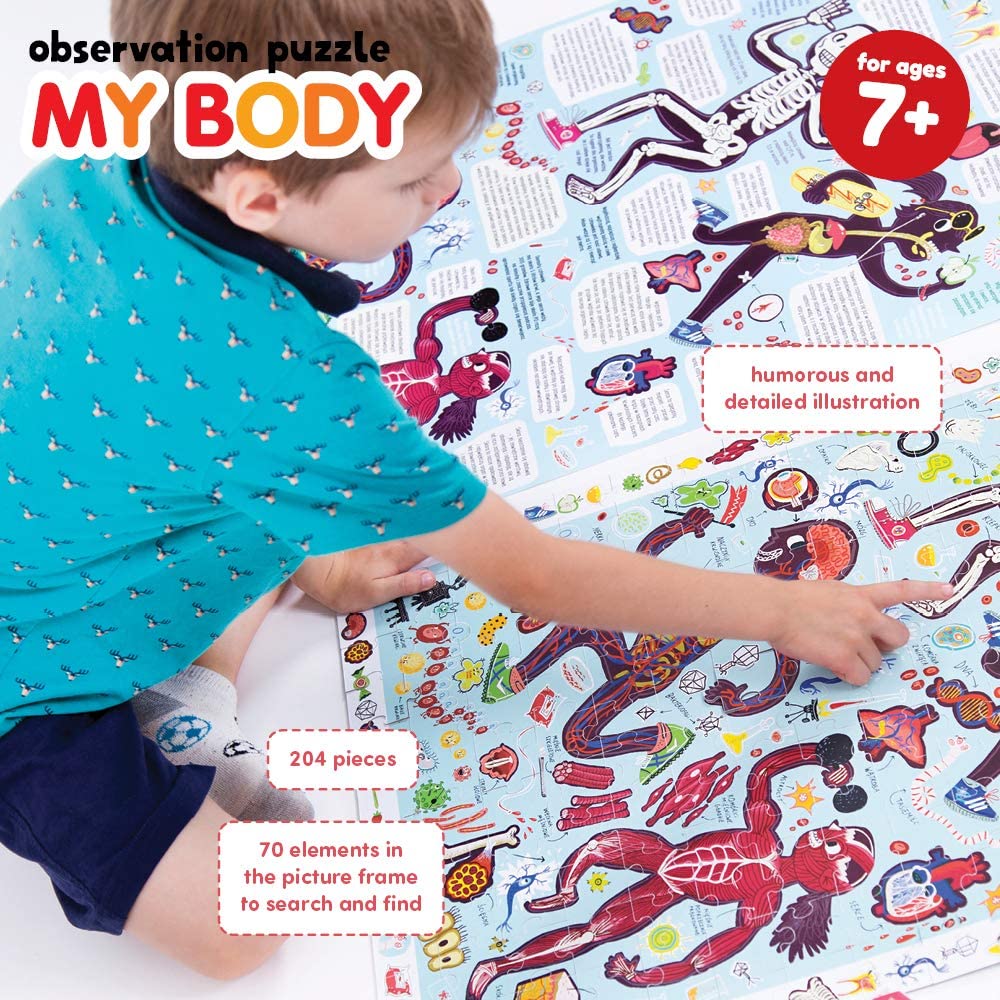 Observation Puzzle - My Body (for ages 7+) BPN 49047