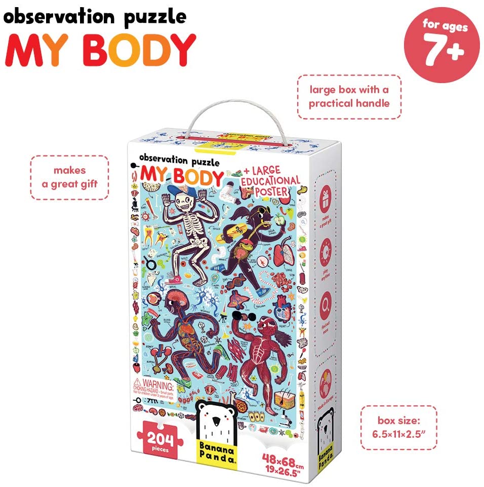 Observation Puzzle - My Body (for ages 7+) BPN 49047