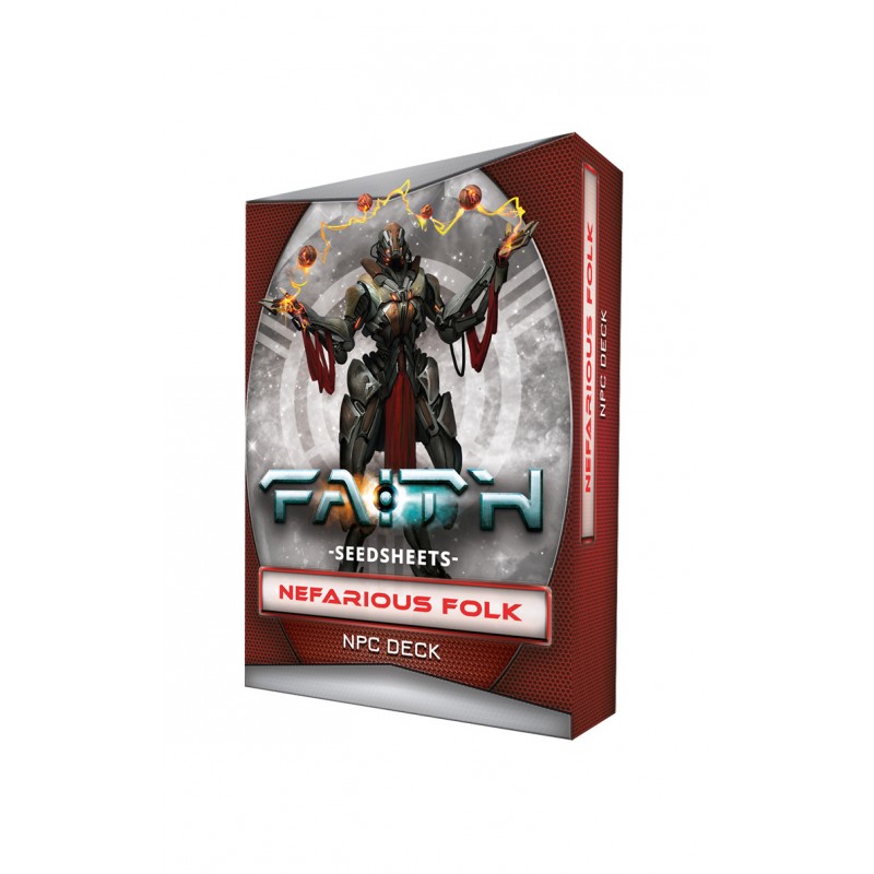 Faith: Core Book - Nefarious Folk - NPC Deck BRG BGE11005