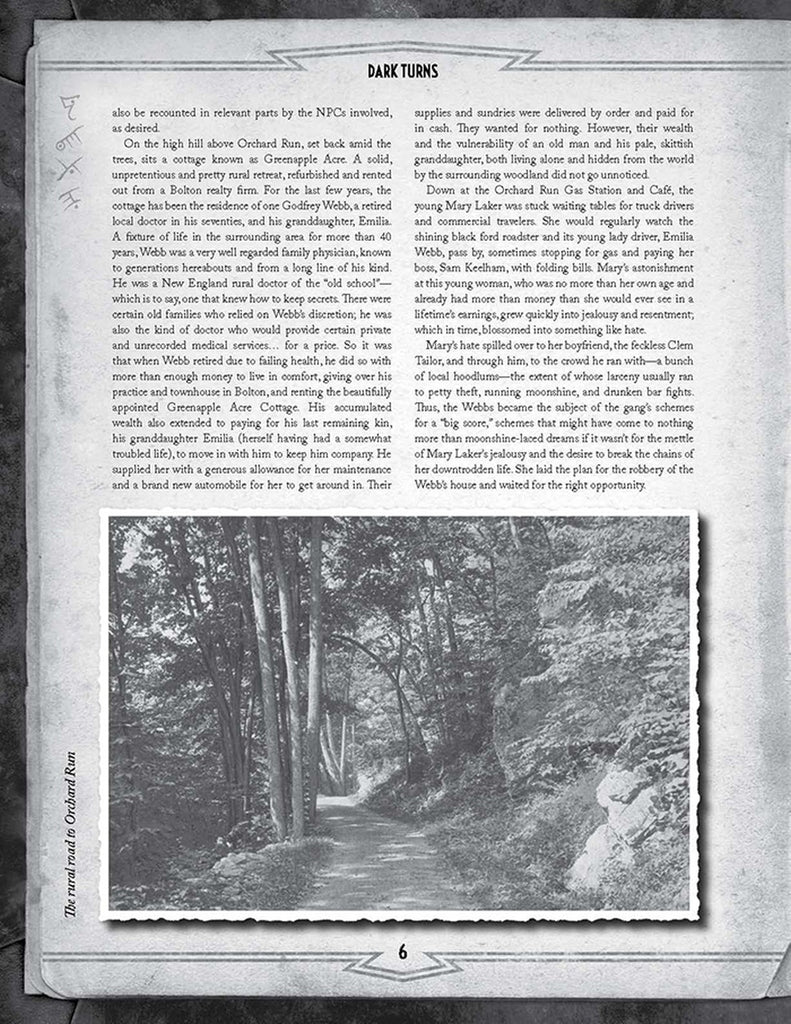 Call of Cthulhu RPG: Dead Light & Other Dark Turns CHA 23159