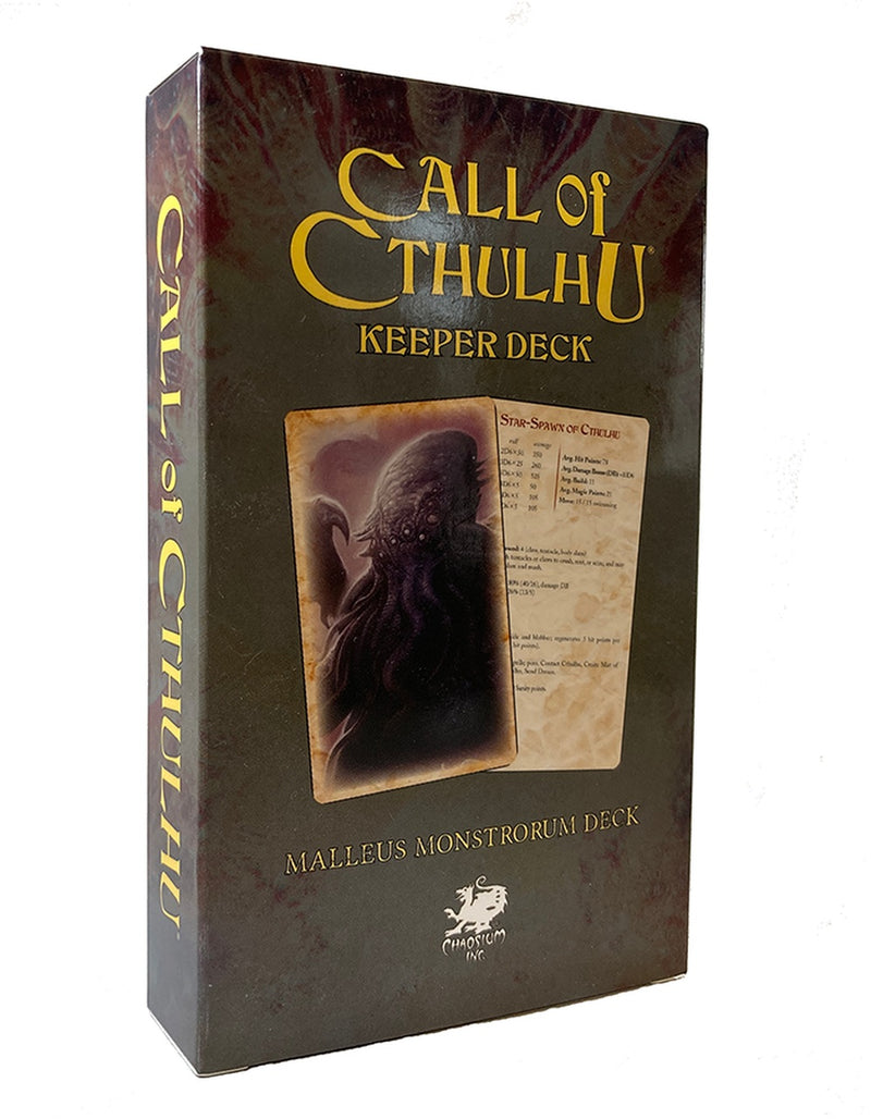 Call of Cthulhu RPG: The Malleus Monstrorum Keeper Deck CHA 23171