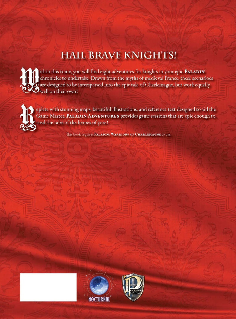 Paladin RPG: Paladin Adventures (Hardcover) CHA 2739-H