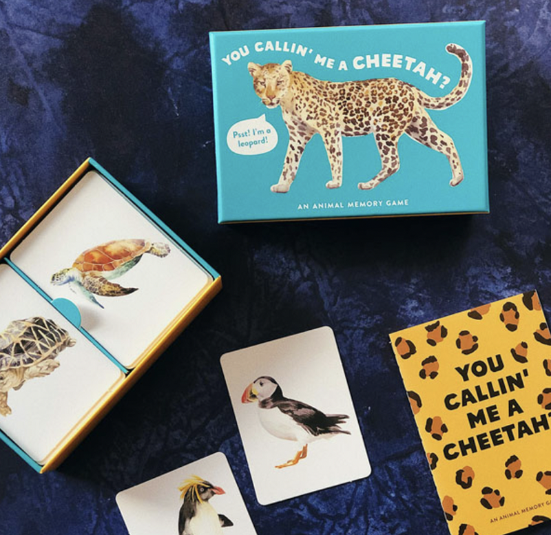 You Callin' Me a Cheetah? (Psst! I'm a Leopard!): An Animal Memory Game CHR 5288