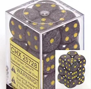 Urban Camo:  Speckled 12d6 16mm Dice Set CHX 25728