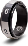 D6 Dice Ring (Black - Size 10): CritSuccess