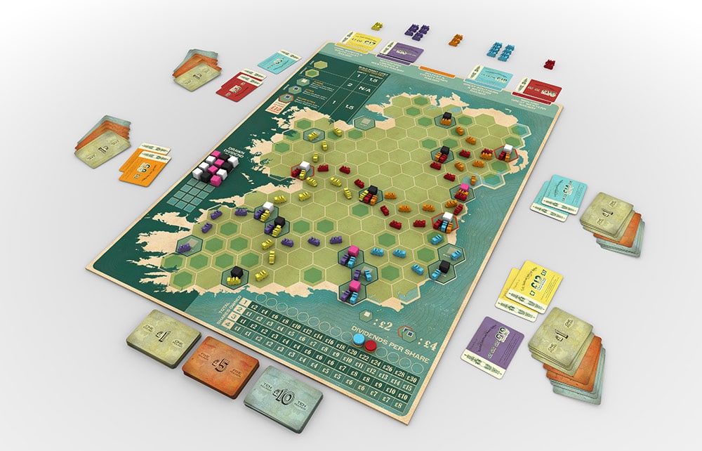 Iron Rail #1: Build Railroads Across Ireland -  Irish Gauge CSG IR101