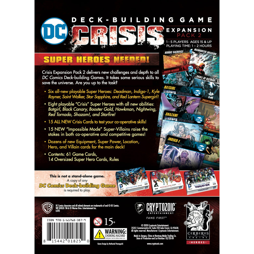 DC Deck-Building Game: Crisis Expansion Pack 2 CZE 18250
