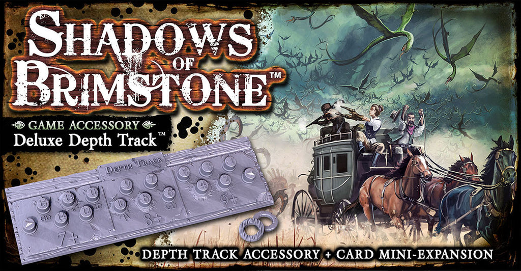 Shadows of Brimstone: Depth Track Accessory + Card Mini - Expansion FFP 0715