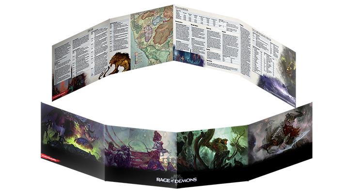 Dungeons & Dragons RPG: Out of the Abyss DM Screen GF9 73704