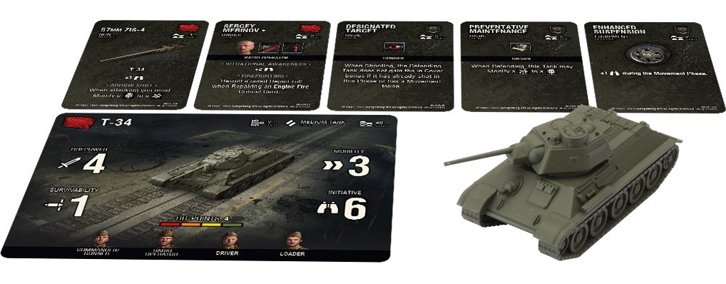 World of Tanks Expansion: T-34 (Soviet) GF9 WOT08