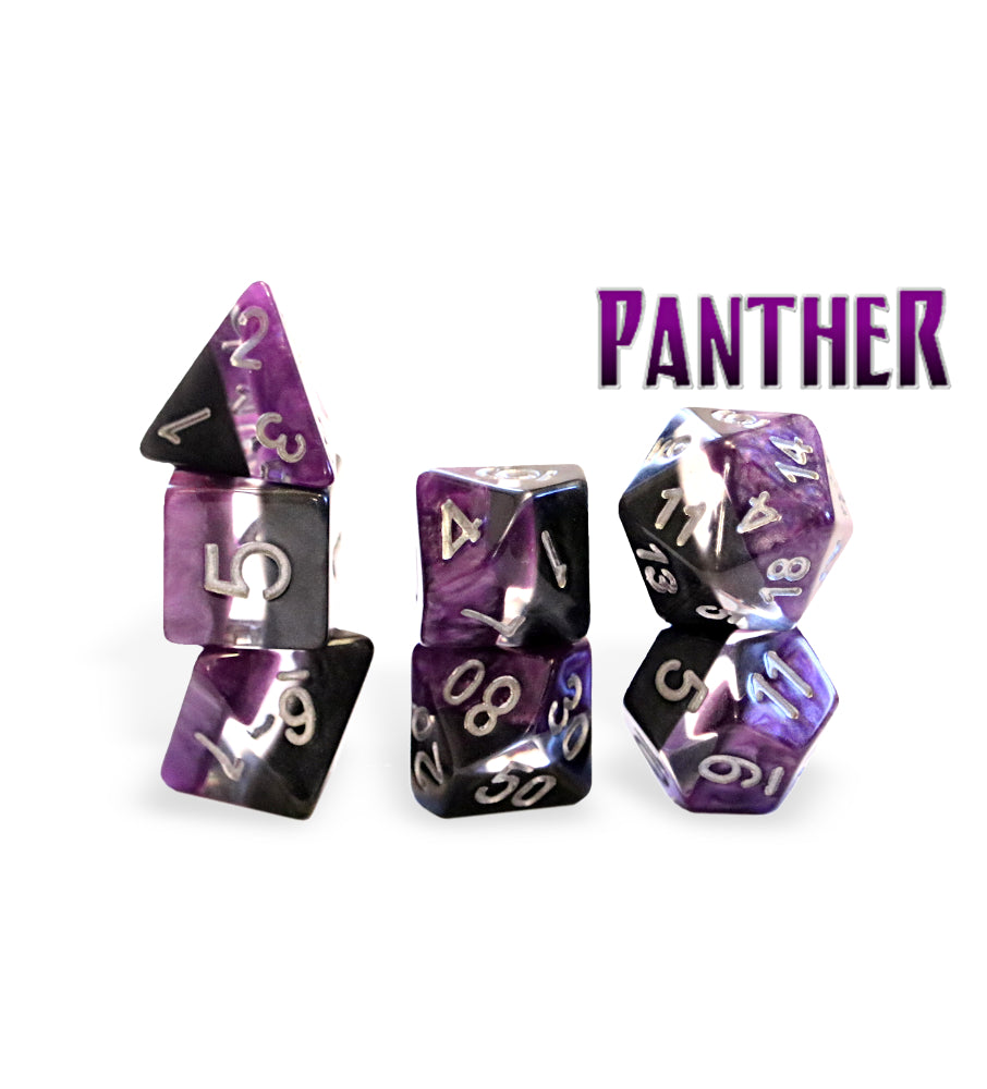 Halfsies Dice: "Panther" GKG H58