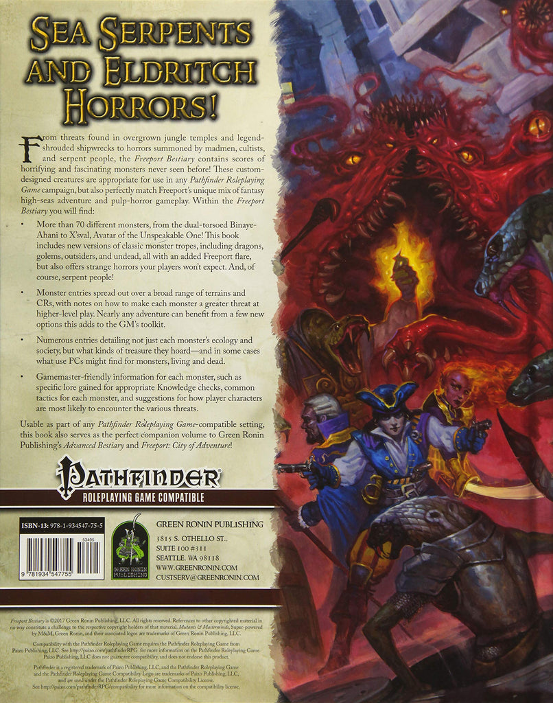 Pathfinder RPG: Freeport Bestiary Sourcebook GRR 1914