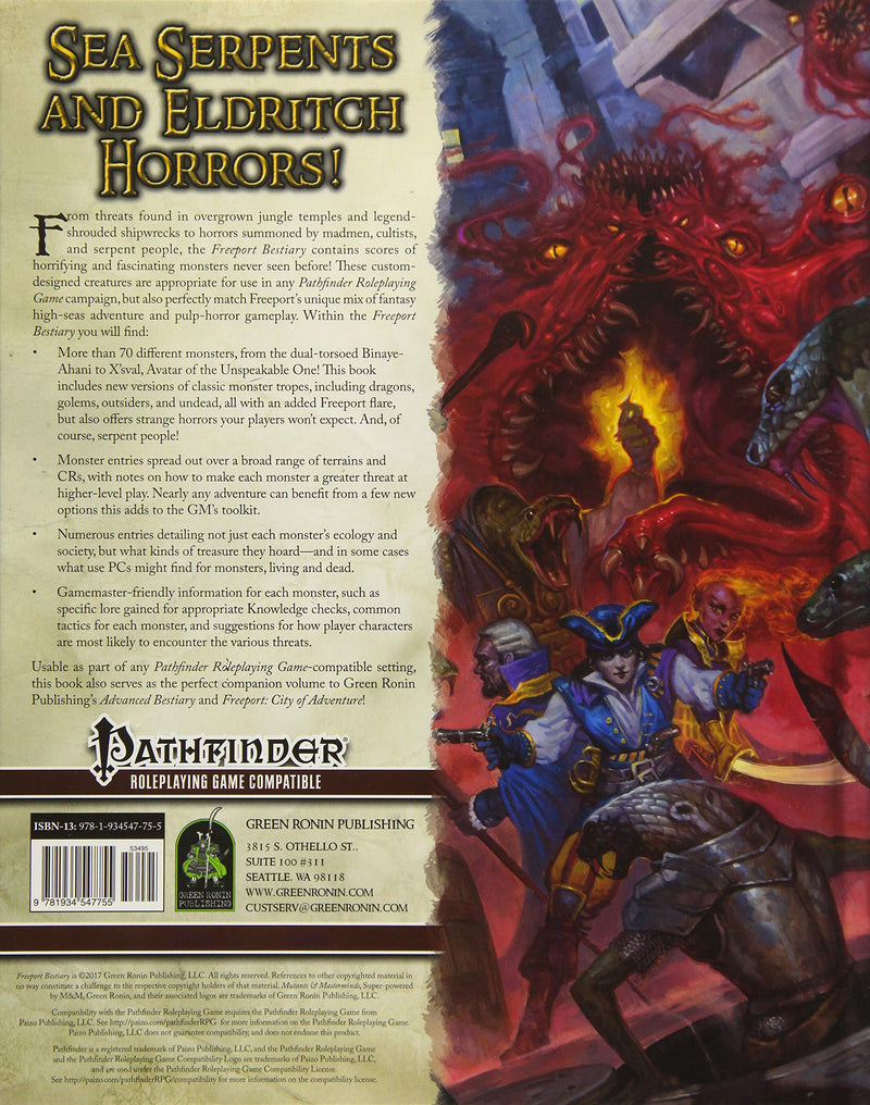 Pathfinder RPG: Freeport Bestiary Sourcebook GRR 1914