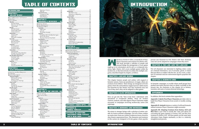 Modern AGE RPG: Enemies & Allies - Non-Player Characters and Creatures GRR 6305