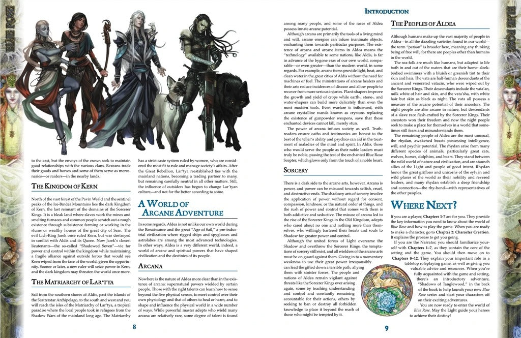 Blue Rose: The AGE RPG of Romantic Fantasy (Hardcover) GRR 6501