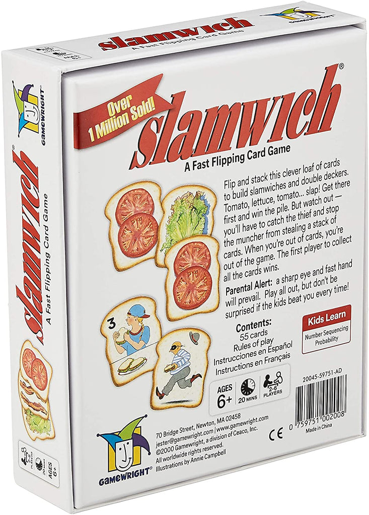 Slamwich: A Fast Flipping Card Game GWI 200