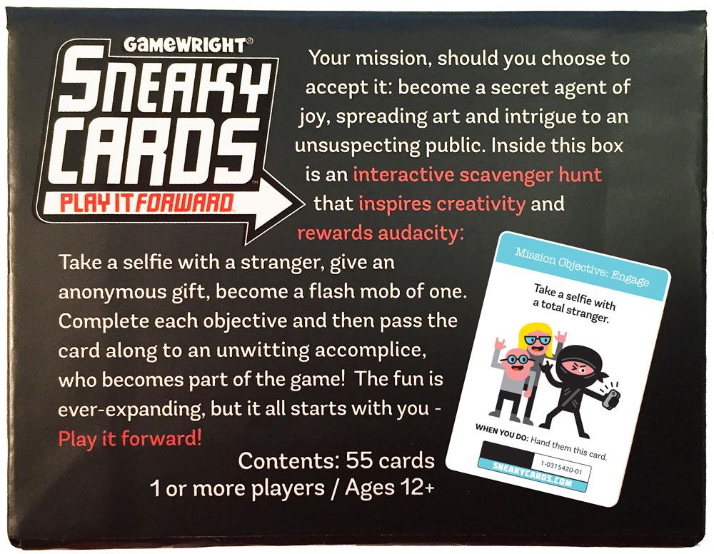 Sneaky Cards: Play it Forward GWI 351