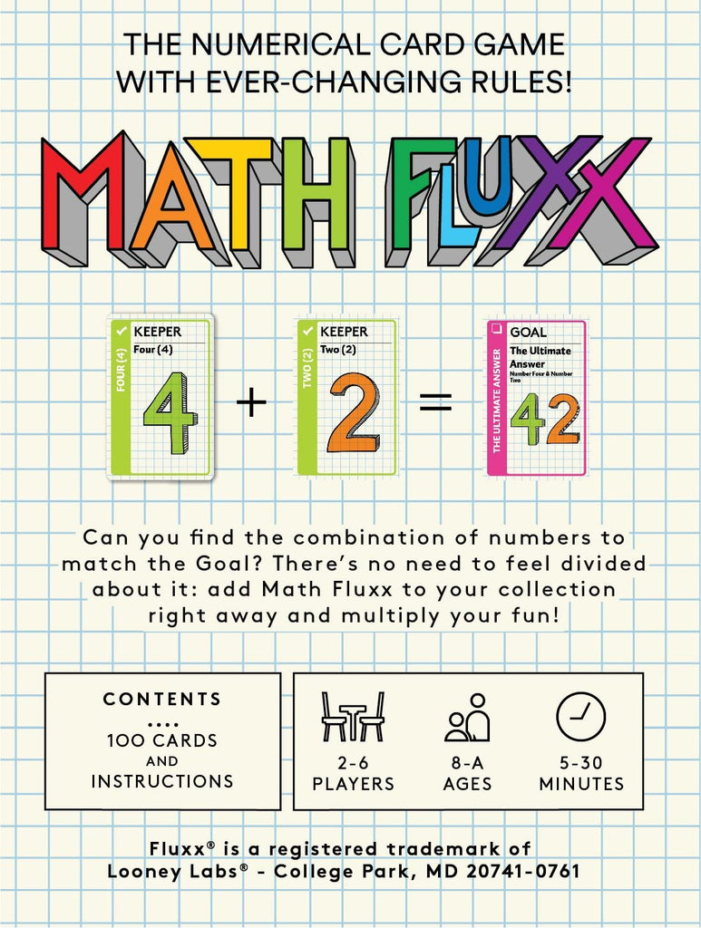 Math Fluxx (Deck) LOO 077