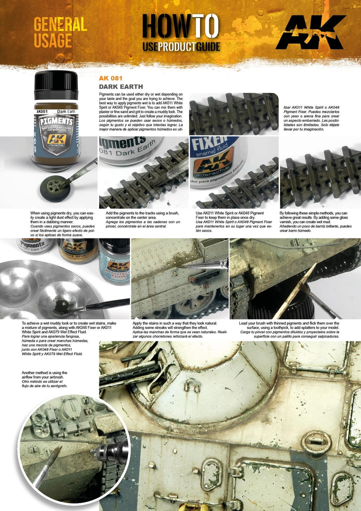 AFV Series: Dark Earth Pigment LTG AK-081