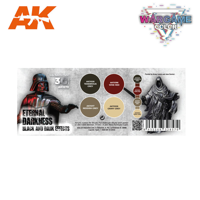 3Gen Acrylics: Wargame Color Set - Fire Effects LTG AK-1071