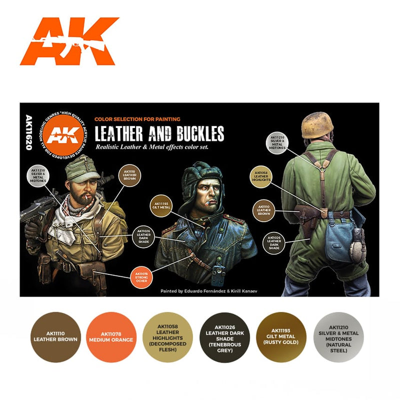 3Gen Acrylics: Leather and Buckles LTG AK-11620