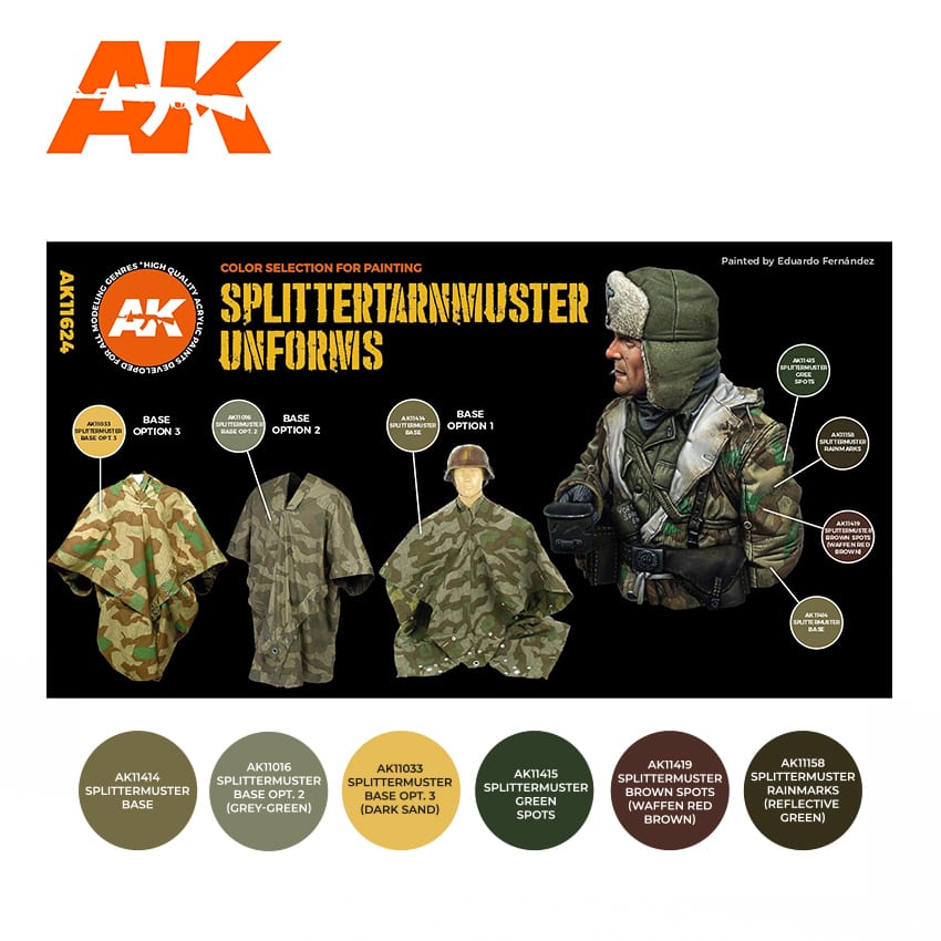 3Gen Acrylics: Splittertarnmuster Uniforms LTG AK-11624