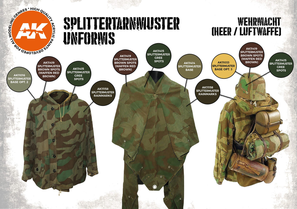3Gen Acrylics: Splittertarnmuster Uniforms LTG AK-11624
