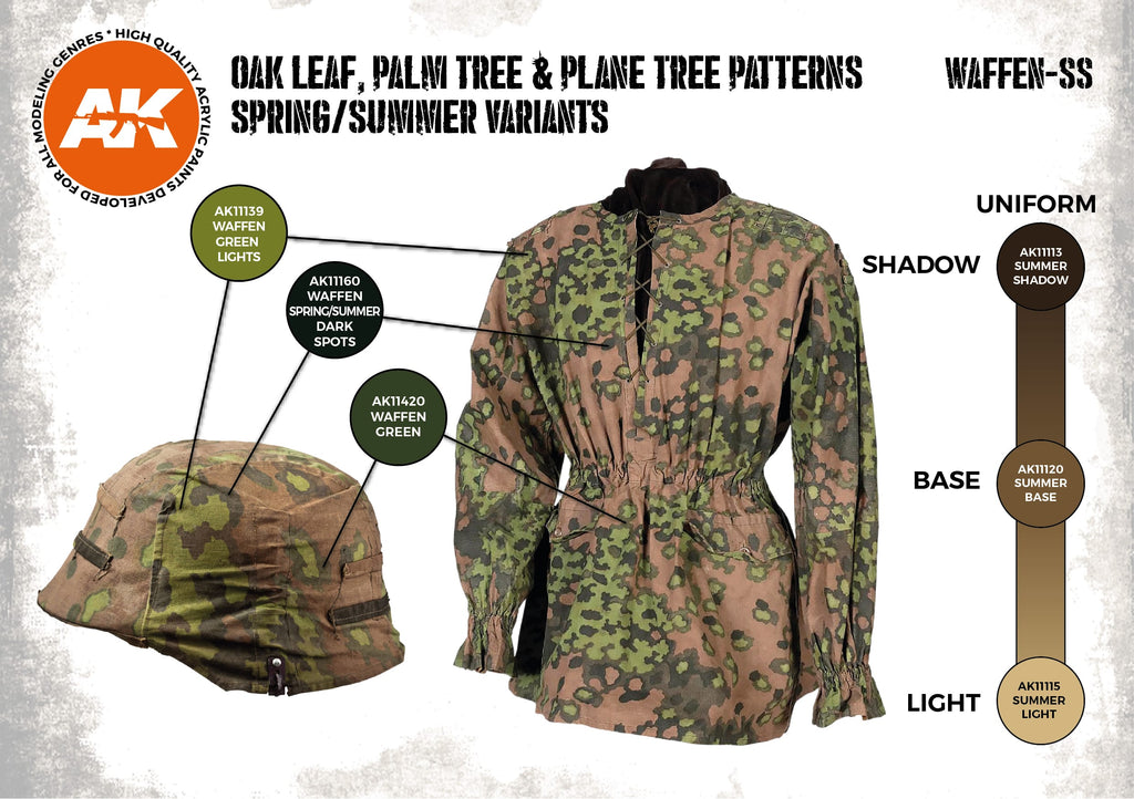 3Gen Acrylics: Oak Leaf, Palm Tree & Plane Tree Patterns Spring/Summer Variants LTG AK-11626