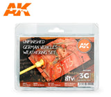 3Gen Acrylics: Unfinished German Vehicles Weathering Set LTG AK-11651