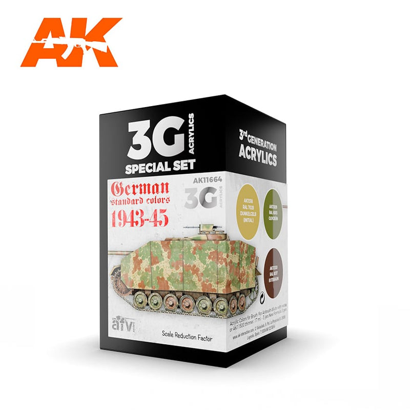 3Gen Acrylics: German Standard 44-45 Combo LTG AK-11664