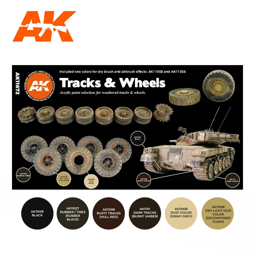 3Gen Acrylics: Tracks & Wheels LTG AK-11672