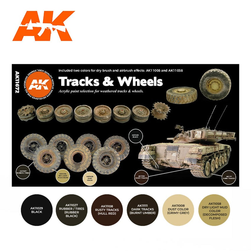 3Gen Acrylics: Tracks & Wheels LTG AK-11672