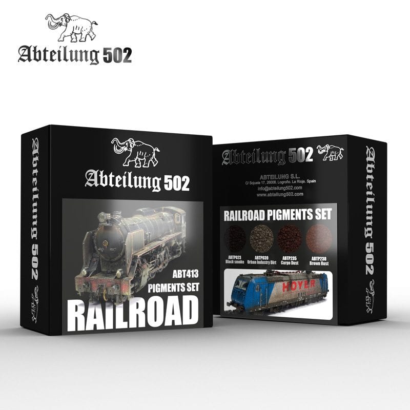 Abteilung 502: Railroad Pigments Set LTG AK-ABT413