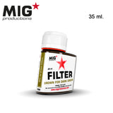 MIG Productions: Filter - Brown for Dark Green 35ml LTG AK-F245