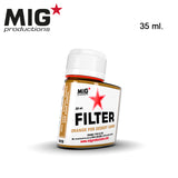 MIG Productions: Filter - Orange for Desert Camo 35ml LTG AK-F419