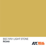 Real Colors: BSC Nº61 Light Stone 10ml LTG AK-RC040